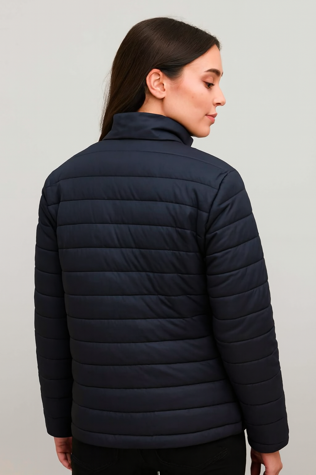 Women Zara Puffer Jacket - Navy