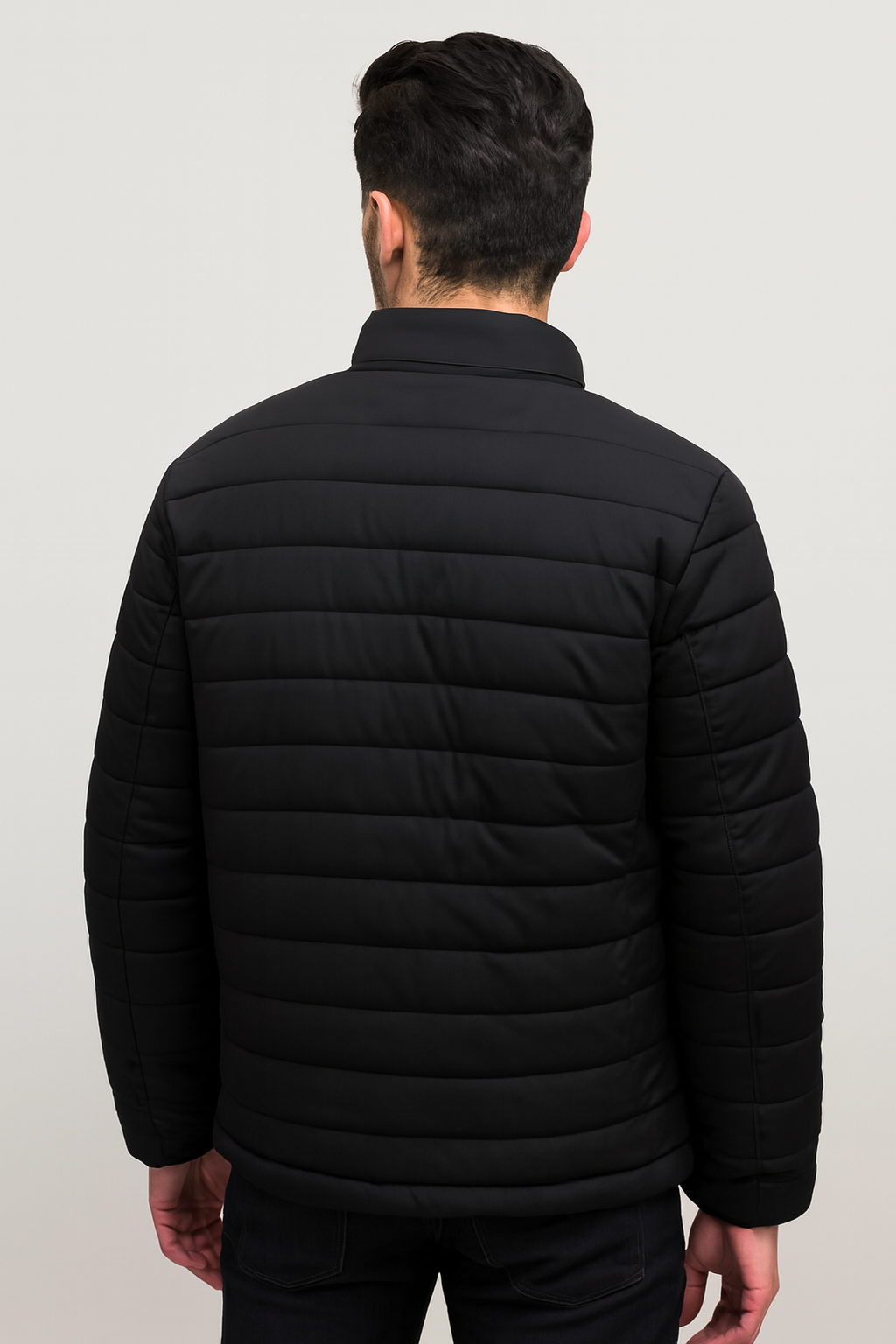 Mens Zara Puffer Jacket - BLACK