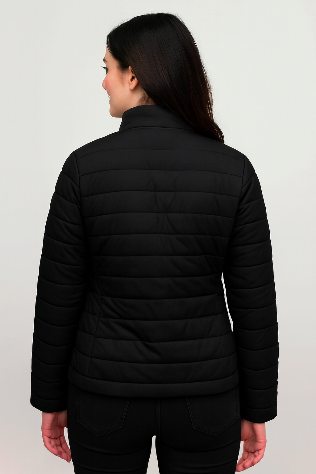 Women Zara Puffer Jacket - BLACK