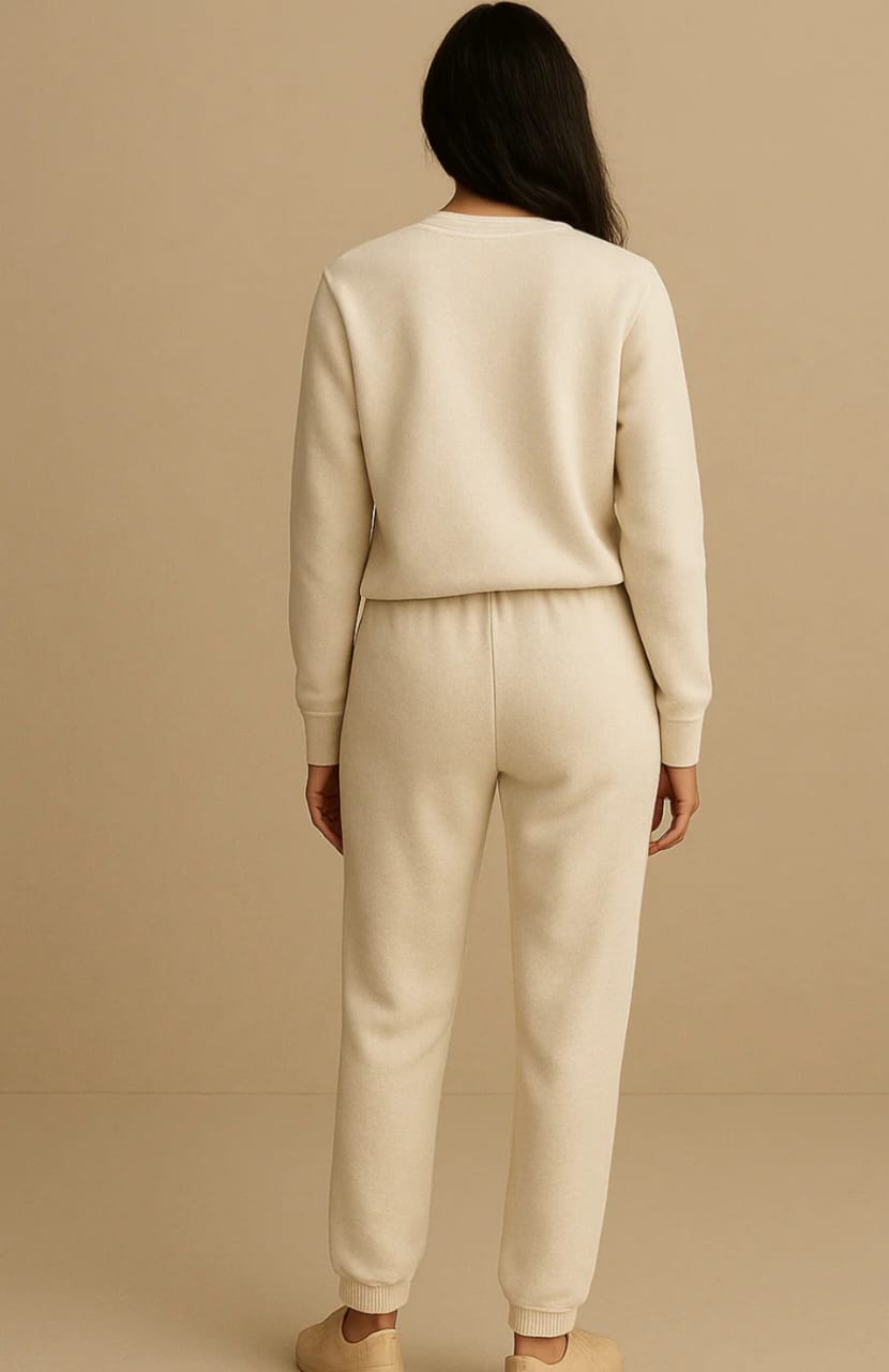 Winter Fleece Trouser for women's - CREAM