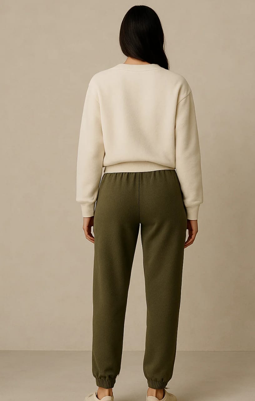 Winter Fleece Trouser for women's - OLIVE GREEN