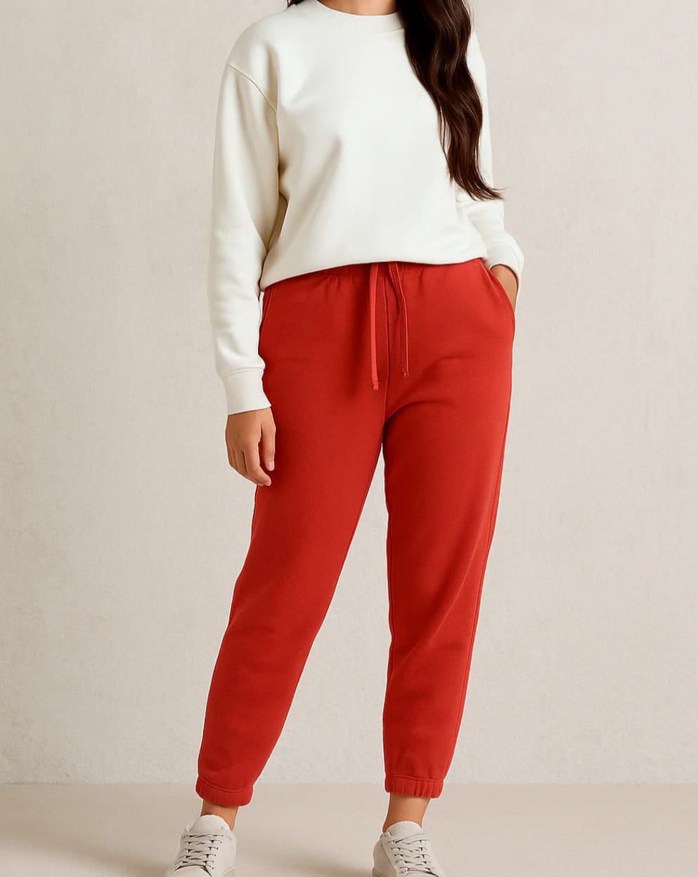 Winter Fleece Trouser for women's - RED